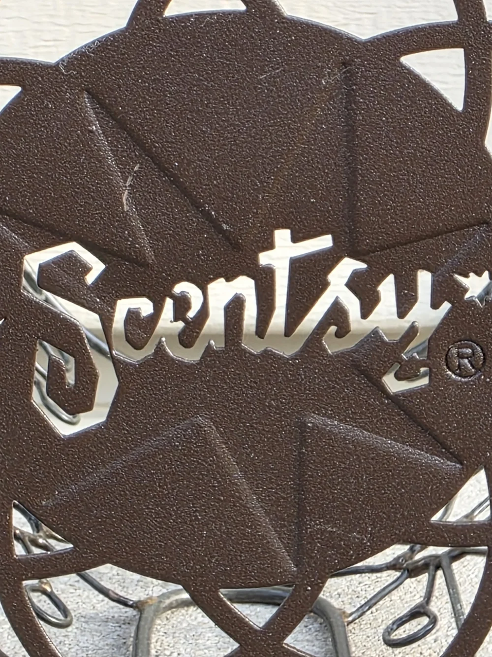 Scentsy Just Dandy Metal Warmer Wrap Retired